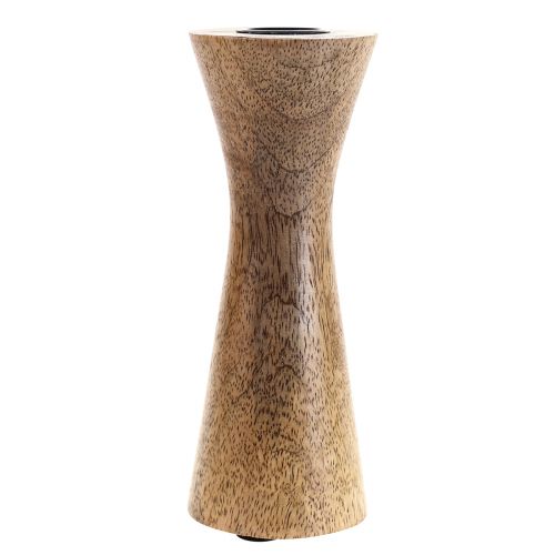 Produkt Świecznik Nowoczesny świecznik Drewno Naturalne Ø6cm W16cm