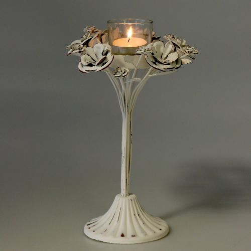 Floristik24 Świecznik Wiatrowy Vintage 25cm