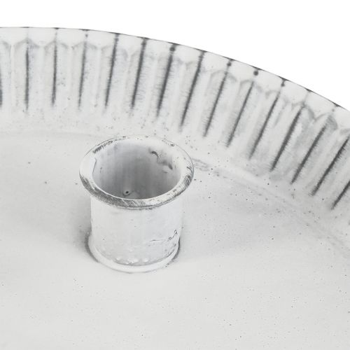 Produkt Forma na ciasto ze świecznikami i 4 świecznikami w kolorze białym Ø25cm