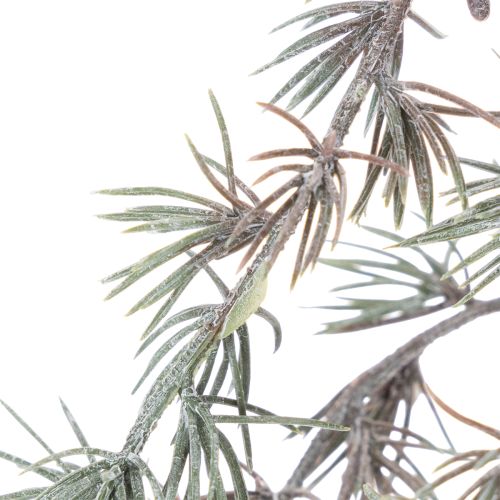 Sztuczna gałązka sosnowa z szyszkami, ozdobna gałązka sosnowa, sztuczna, 80cm, 3 sztuki | Floristik24.pl