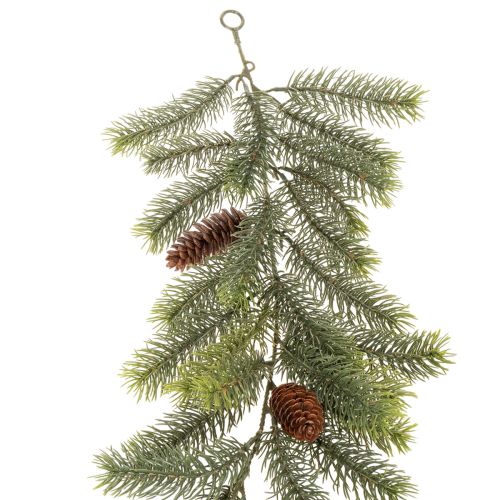 Ozdobna gałązka sosnowa, sztuczny wianek do zimowych aranżacji, 190 cm kupić | Floristik24.pl