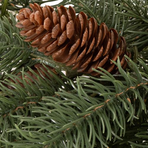 Ozdobna gałązka sosnowa, sztuczny wianek do zimowych aranżacji, 190 cm | Floristik24.pl