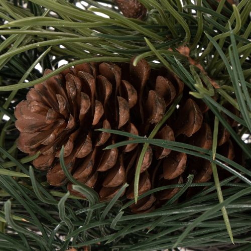 Wieniec z gałązek sosnowych i szyszek 60 cm | Floristik24.pl