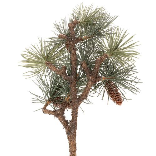 Sztuczna gałązka sosnowa z szyszkami, dekoracja salonu, 93 cm | Floristik24.pl