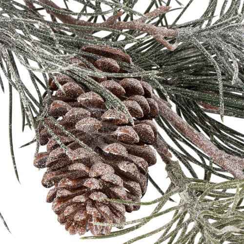 Sztuczna gałązka sosnowa z szyszkami i długimi igłami 105cm | Floristik24.pl