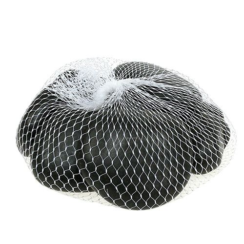 Floristik24 Kamyczki czarne 4cm - 7cm 1kg