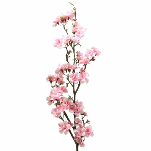 Floristik24 Gałązka kwiatu wiśni różowa 105cm