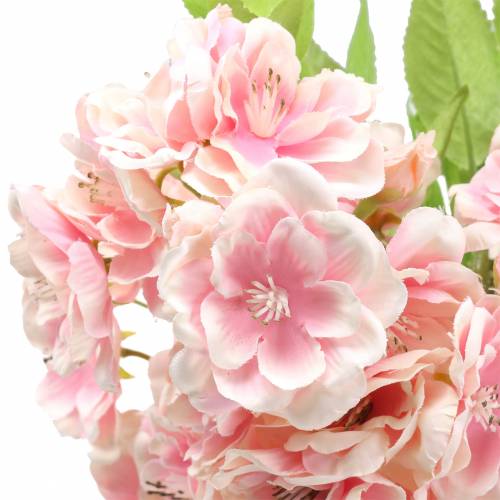 Produkt Gałąź kwiatu wiśni różowy 44 cm 3 szt.