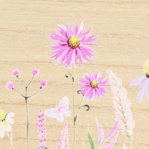 Produkt Małe drewniane pudełko drewniane pudełko kwiaty motyl 30x18cm