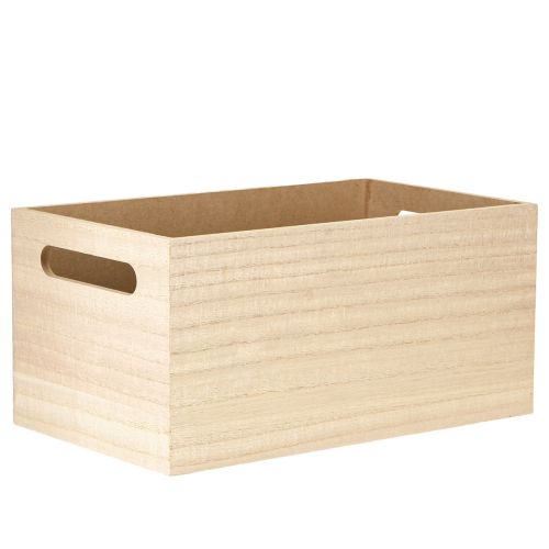 Produkt Małe drewniane pudełko drewniane pudełko kwiaty motyl 30x18cm