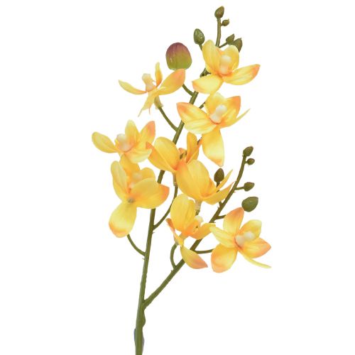 Mała orchidea Phalaenopsis sztuczna żółta 30cm