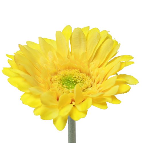 Floristik24 Kwiaty sztuczne Gerbera żółte 45cm