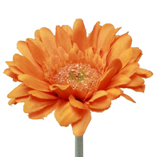 Floristik24 Sztuczne kwiaty Gerbera Pomarańczowa 45cm
