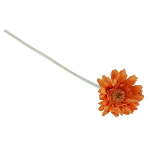 Floristik24 Sztuczne kwiaty Gerbera Pomarańczowa 45cm