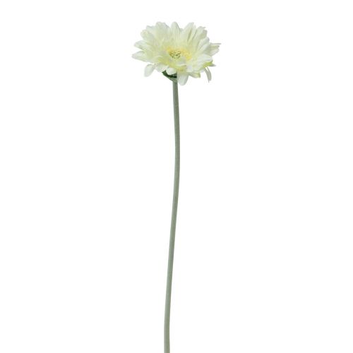 Floristik24 Sztuczne Kwiaty Gerbera Białe 45cm