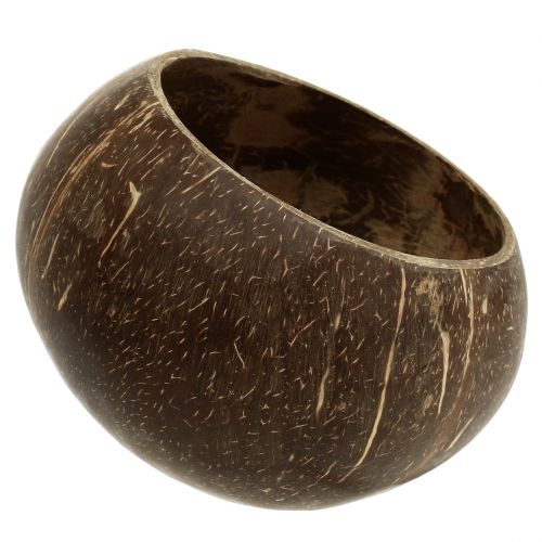 Floristik24 Łupiny kokosa polerowane naturalne 5 szt