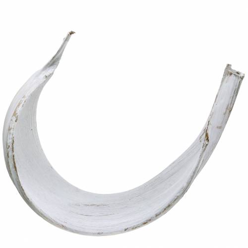 Produkt Miska kokosowa liść kokosa bielona naturalna dekoracja 35cm
