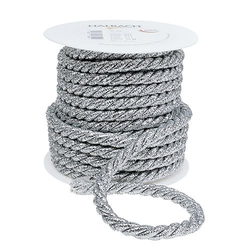Sznurek srebrny 10mm 10m