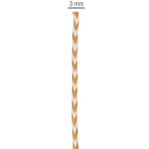 Wstążka prezentowa, sznurek dwukolorowy, 3 mm, 20 m | Floristik24.pl