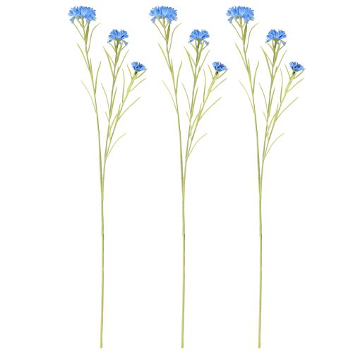 Produkt Chabry sztuczne niebieskie sztuczne kwiaty lato 85cm 3szt