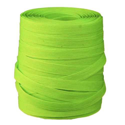 Produkt Wstążka do curlingu, bawełniana, ekologiczna, zielona, 10mm, 100m