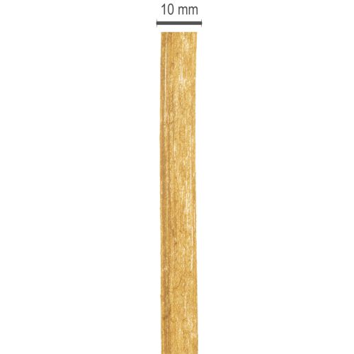 Brązowa wstążka prezentowa, wstążka zwinięta, ekologiczne materiały rzemieślnicze, 10 mm x 100 cm | Floristik24.pl