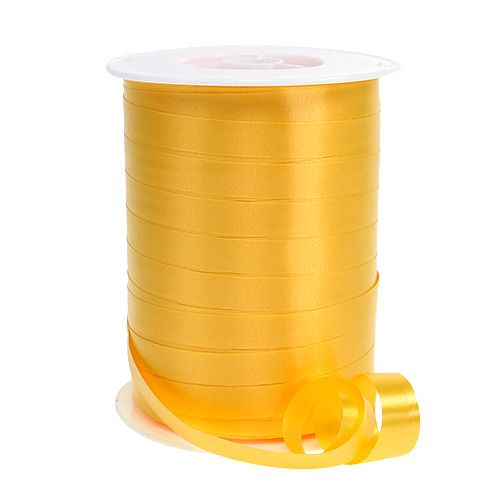 Floristik24 Wstążka do curlingu żółta 10mm 250m
