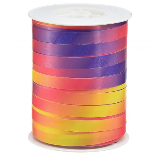 Produkt Wstążka do curlingu kolorowa gradientowa wstążka prezentowa żółta, różowa, fioletowa 10mm 250m