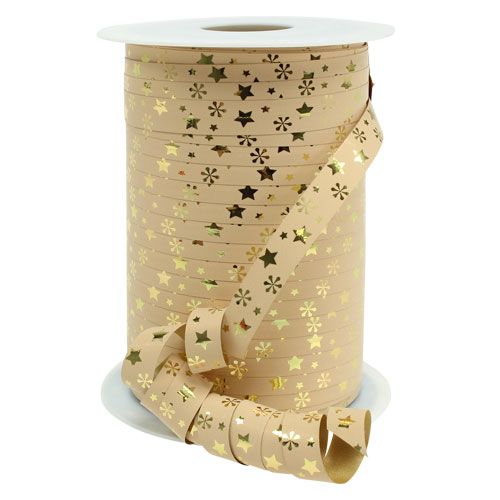 Floristik24 Wstążka curlingowa motyw świąteczny B10mm 150m