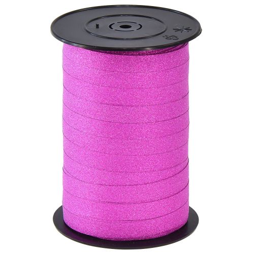 Wstążka prezentowa z brokatem Magnetico Metallic Pink 10mm 100m