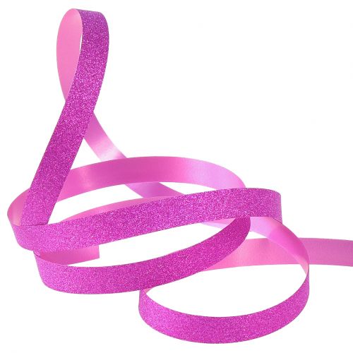 Produkt Wstążka prezentowa z brokatem Magnetico Metallic Pink 10mm 100m