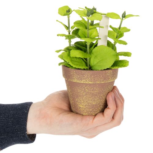 Produkt Sztuczna doniczka z ozdobnymi ziołami do kuchni, ogrodu, balkonu lub tarasu, 15m³, 3 sztuki