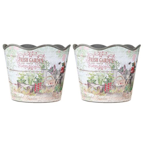 Produkt Doniczka na zioła plastikowa Fresh Garden H13.5cm 2szt