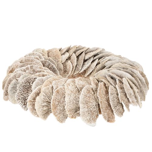 Wianek z gąbki, naturalna dekoracja, 37 cm | Floristik24.pl