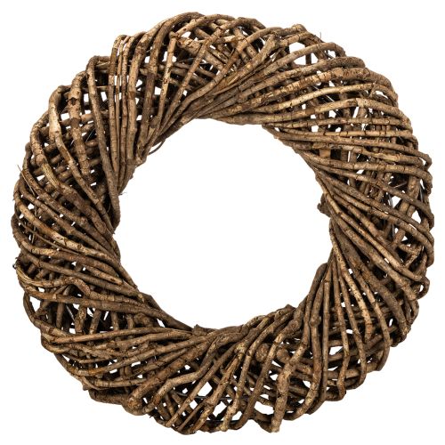 Wieniec dekoracyjny z gałązek naturalnych, wianek rattanowy, okrągły, duży, 45cm. kupić | Floristik24.pl