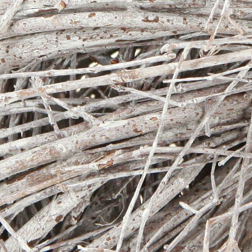 Produkt Wieniec Wiąz Biały Dekoracyjny Wieniec Bielony Naturalny Wieniec Ø25cm