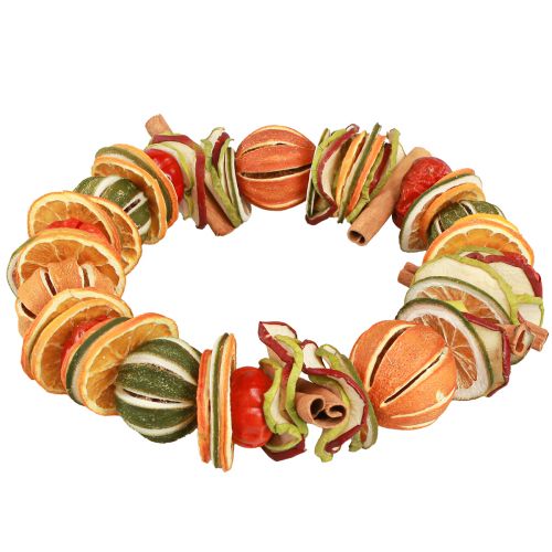 Produkt Wianek bożonarodzeniowy z suszonych owoców cytrusowych naturalny Ø26cm