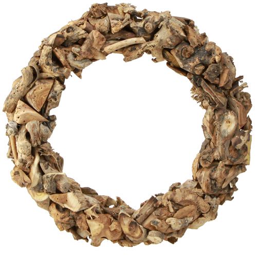Produkt Wieniec z drewna korzeniowego naturalny drewniany wieniec rustykalny dekoracja stołu Ø40cm