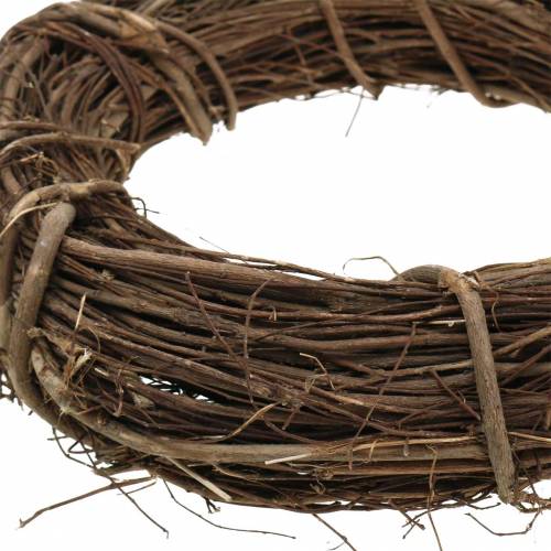Floristik24 Wieniec dekoracyjny z wierzby Ø25cm naturalny wianek na drzwi lub ścianę