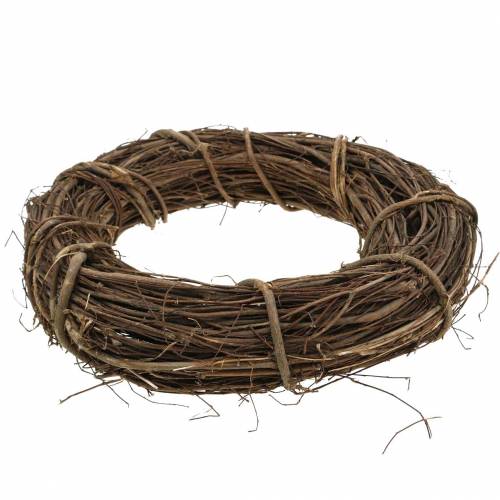 Floristik24 Wieniec dekoracyjny z wierzby Ø25cm naturalny wianek na drzwi lub ścianę