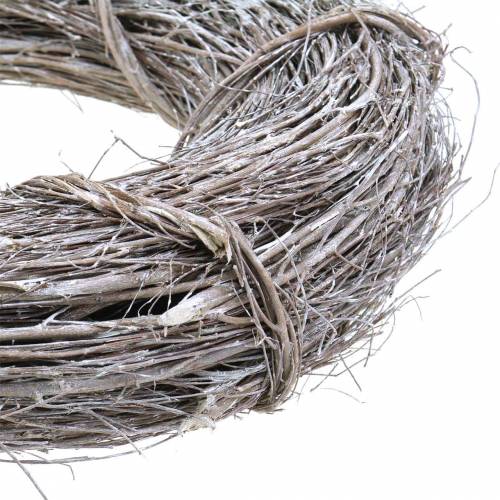 Floristik24 Deco Wieniec Willow Ø40cm White Washed