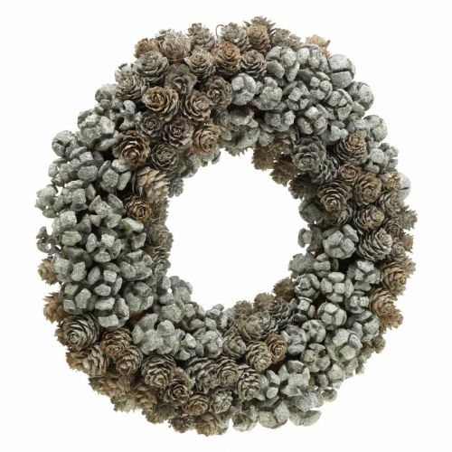 Floristik24 Deco wieniec szyszki modrzew cyprys Wianek świąteczny Ø30cm