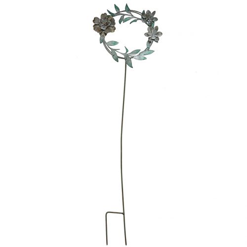 Produkt Wieniec ogrodowy z kwiatów zatyczkowych metalowy H63cm