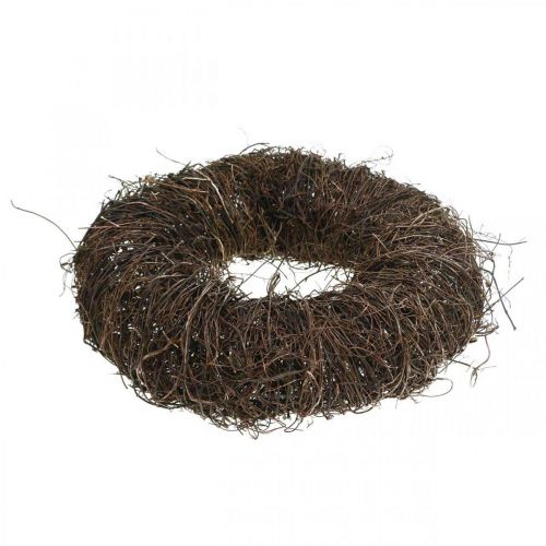 Produkt Wieniec winorośli ciemnobrązowy naturalny wianek dekoracyjny wykonany z winorośli Ø25cm