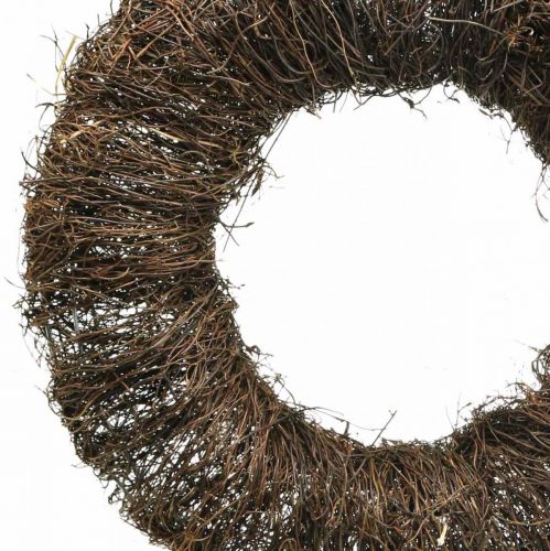 Floristik24 Wianek Wianek Duży Brązowy Wianek z Gałęzi Winorośli Wianek Naturalny Drewniany Ø45cm