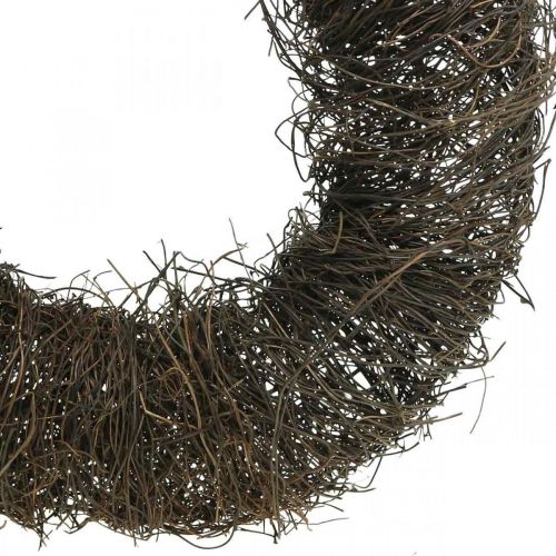 Produkt Wieniec winorośli ciemnobrązowy wianek do dekoracji ścian naturalny wieniec drewniany Ø35cm
