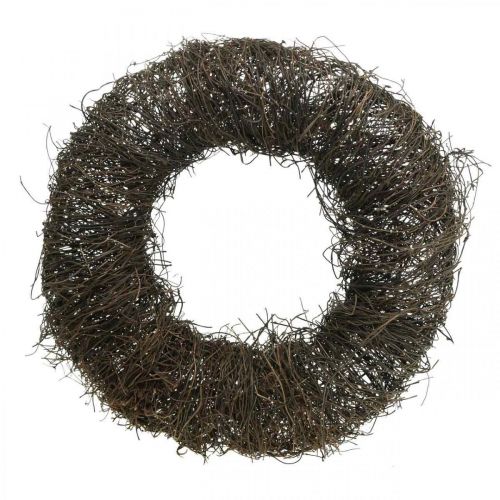 Produkt Wieniec winorośli ciemnobrązowy wianek do dekoracji ścian naturalny wieniec drewniany Ø35cm