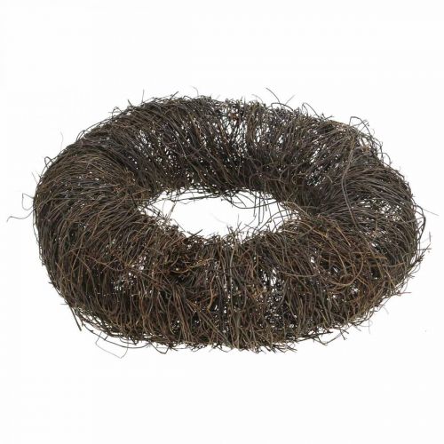 Produkt Wieniec winorośli ciemnobrązowy wianek do dekoracji ścian naturalny wieniec drewniany Ø35cm