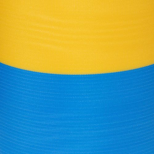 Wstążki do wieńców Moiré 150 mm w kolorze niebieskim i żółtym - najwyższej jakości wstążka żałobna i dekoracyjna, na uroczystości, wstążka kokardka | Floristik24.pl