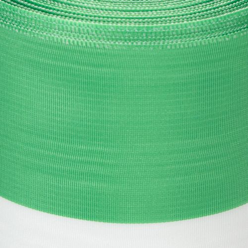 Zielono-biała wstążka do wieńca z mory, 100 mm x 25 m - wstążka narodowa, wiązanie z tafty, wstążka kokardka, wstążka ozdobna | Floristik24.pl